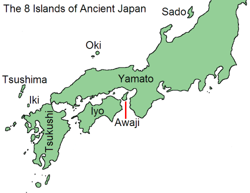 8 islands of ancient japan