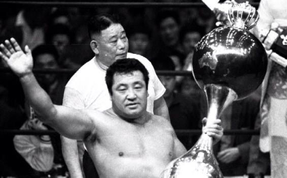 The japanese pro wrestling star Rikidozan