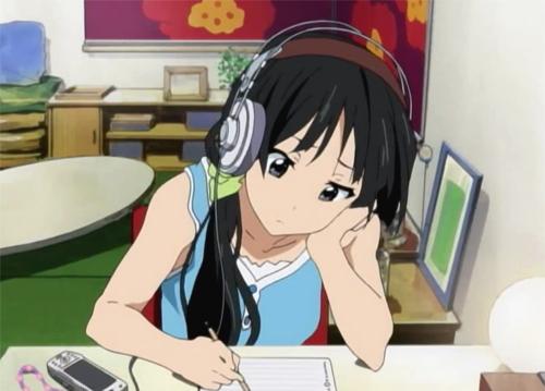 Letter writing anime