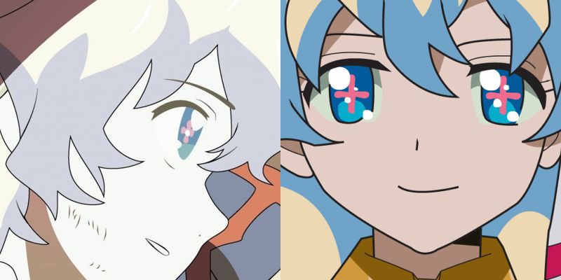 Nia's eyes in Gurran Lagann effuse with life.