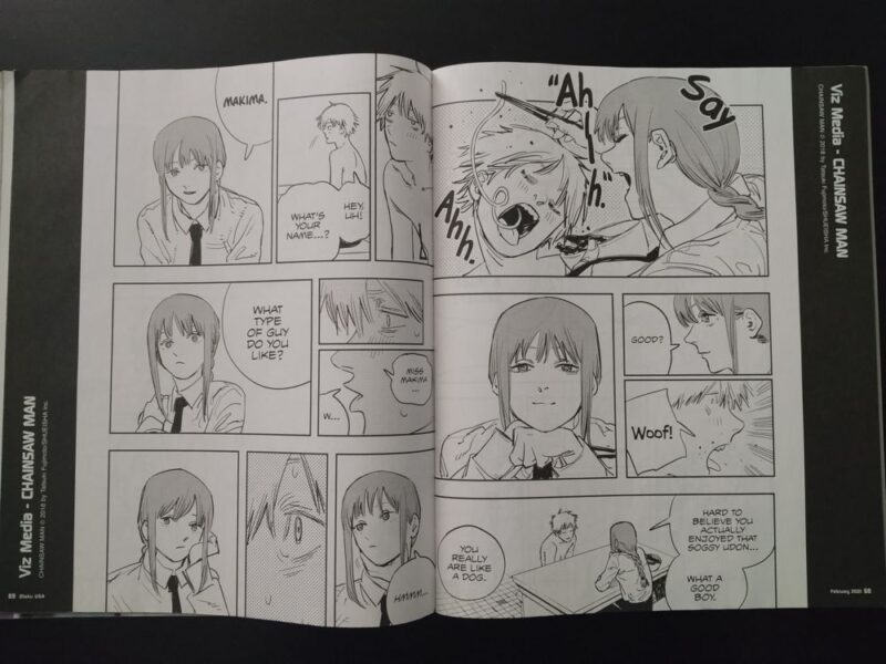Otaku usa manga chapter insert