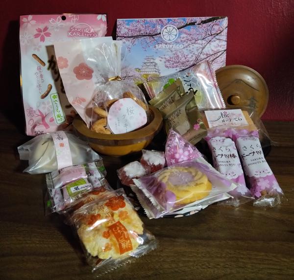 sakuraco cherry blossom tea box