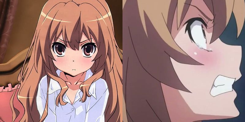 Taigo's eyes in Toradora provide a good example of standard anime eyes.