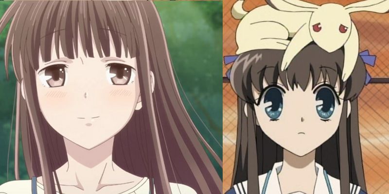 Tohru's eyes have changed from the original version of Fruits Basket.