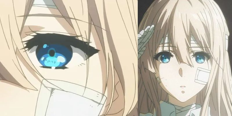 Violet Evergarden's icy eyes shelter her soft soul.