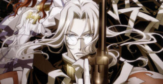 Esther Blancett, Abel Nightroad, Tres Iques. trinity blood poster