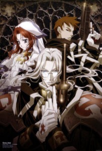 Influenced By... Judaism and Christianity Esther Blancett, Abel Nightroad, Tres Iques. trinity blood poster